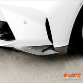 Dry Carbon Fibre Front Bumper Bar Replacement Side Splitters for BMW G82 G83 M4 & G80 M3